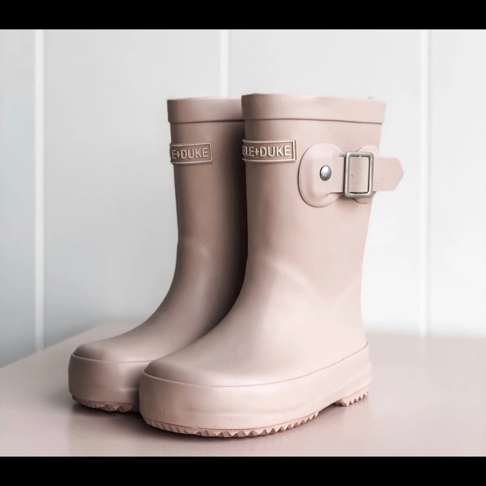 Natural Rubber Gumboots / Powder Pink